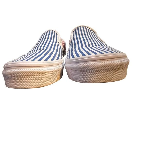 BARELY WORN EUC Vans Slip On Colorblock Stripe S : 8.5 (womens) - Picture 6 of 8